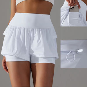 Womens Fitness Workout Shorts Designed for Yoga Exercise Gym Training Running Stretching <b>Pilates</b> Walking and Comfortable - Product Image 3