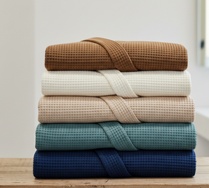 เสื้อคลุมอาบน้ำ 100% ผ้าฝ้ายวาฟเฟิลเทอร์รี่ เป็นมิตรกับสิ่งแวดล้อม ระบายอากาศได้ดี แห้งเร็ว แขนสั้น สไตล์คลาสสิก สำหรับซาวน่า แบบสั่งทำได้ ยูนิเซ็กส์ ผู้ชาย - Product Image 2