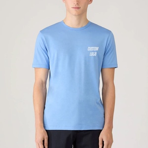 เสื้อยืดเปล่าขายส่ง ผ้าฝ้าย 100% สกรีนโลโก้ได้ สำหรับผู้ชาย เสื้อยืดพิมพ์ลาย เสื้อยืดลำลอง - Product Image 1
