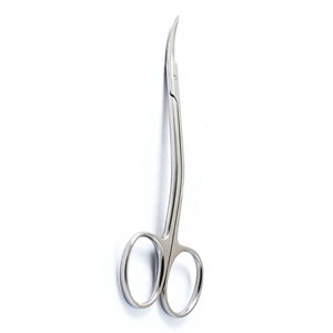 Medical Stainless Steel LaGrange Double <b>Curved</b> <b>Scissors</b> 4.5 Inch Surgical Suture Soft Tissue Trimmer Precision <b>Curved</b> Shears - Product Image 5