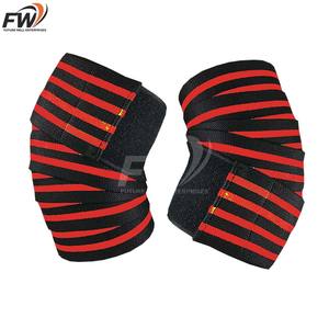 ผ้าพันเข่า OEM สำหรับฟิตเนส ยกน้ำหนัก สายรัดเข่าแบบยืดหยุ่น สำหรับสควอท ผ้าพันเข่าแบบหนาพิเศษ ดีไซน์ใหม่ - Product Image 2