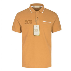 Polo de Hombre Bicolor, Algodón Piqué, Manga Corta, Estilo Casual con Ribete en Contraste, Marca Privada, Hecho en Pakistán - Product Image 5