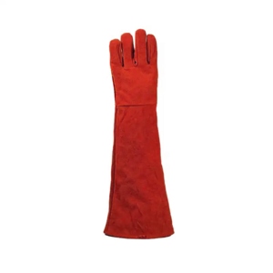 Gants de sécurité anti-coupure certifiés EN388 en cuir de vachette pleine fleur, doublés coton, résistants à la chaleur, à manches longues, pour la manipulation des animaux et le barbecue - Product Image 6