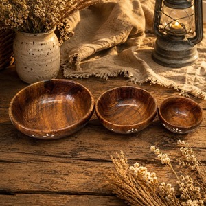 Export Quality <b>Small</b> Wooden Bowl Handmade Natural Wood Dish <b>For</b> Snacks Nuts Spices Desserts And Home Decor <b>for</b> <b>Sale</b> - Product Image 1