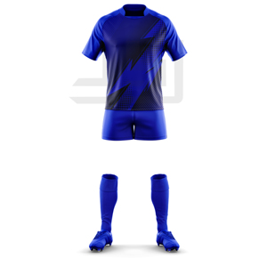 Maillot et short de rugby personnalisés brodés, légers, pour hommes, compétitions sportives d'équipe, 100 % polyester - Product Image 4