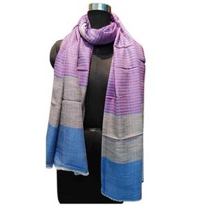 High Quality Wool Stole With Embroidery Work New Design Cotton Shawl/<b>Scarf</b> for Girls Available From <b>Indian</b> Exporter - Product Image 5