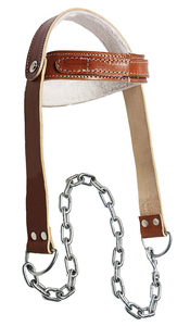 Arnés de Cabeza de Acero Inoxidable con Logotipo Personalizado en Colores Personalizados, Cuero PU Cómodo, Alta Calidad, Servicio OEM, Equipo de Fitness - Product Image 3