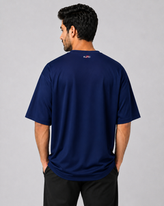 เสื้อยืดทรงหลวมสำหรับผู้ชาย - เย็บอย่างทนทาน ผ้าโพลีเอสเตอร์/ผ้าฝ้ายแคนวาส แห้งเร็ว ระบายอากาศได้ดี มีบริการ OEM - Product Image 2