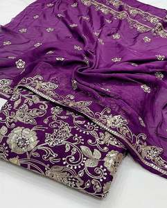 Wholesale Sequin Embroidery <b>Fabric</b> Export Quality Mesh Net Garment Textile For Importers And Bulk Buyers - Product Image 5