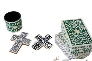 Indian Artisanal Bone Inlay Jewelry Box Luxury Wooden <b>Gift</b> Box with Rectangle Shape Low Price India Handcrafted Decorative <b>Boxes</b> - Product Image 5