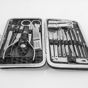 Kit de soins personnels pour les ongles, coupe-cuticules, kit de pédicure professionnel, kit de toilettage, 16 pièces, ensemble d'outils de manucure et de pédicure pour salon - Product Image 4