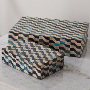 Elegant Unique Hand Curved Resin Inlay Jewelry <b>Box</b> Horn Inlay Jewelry <b>Keepsake</b> <b>Box</b> Gift Product Manufactured by Craftera Exports - Product Image 4