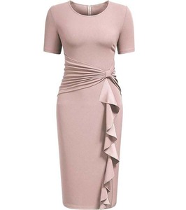 Vestido Polo de Algodón Sostenible para Mujer - Tela Ecológica - Vestido Deportivo de Manga Corta con Logotipo Personalizado - Product Image 1