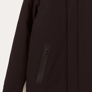 Veste d'hiver unisexe Vhinner durable, imperméable, coupe-vent, 100% polyester, parka avec doublure thermique écologique, fermeture éclair, imprimé - Product Image 2