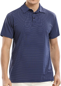 Polo de manga corta para hombre, camiseta informal de algodón para golf, camiseta transpirable de color liso - Product Image 3