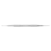 MARI INSTRUMENTS Repousse-cuticules double extrémité en acier inoxydable allemand durable pour manucure et dépose de gel, bords tranchants
