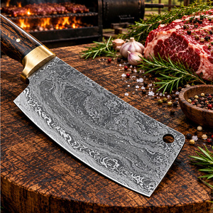 Ensemble de couteaux de chef en acier Damas, outils de découpe de cuisine haut de gamme, collection de couteaux de cuisine professionnels pour la maison et les restaurants - Product Image 3