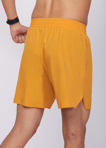 Shorts taille haute écologiques respirants à séchage rapide pour l'été, mode décontractée, tenue quotidienne ou de soirée, couleur or - Product Image 3