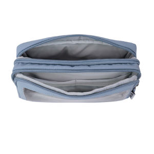 Clear <b>Window</b> A5 Size Stationery Bag for School and Office Use <b>Light</b> Blue Nylon Pencil Case Stationery Set - Product Image 5