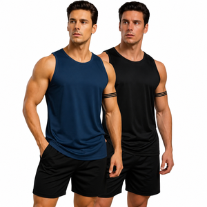 Camiseta de Gimnasio Personalizada para Hombre, Camiseta sin Mangas para Entrenamiento, Absorbe la Humedad, Chaleco de Entrenamiento Físico, OEM ODM Venta al por Mayor - Product Image 1
