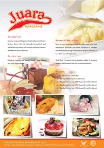 เนยเทียมรสเค็มธรรมชาติ 100% ไขมัน 80% บรรจุภัณฑ์กล่องปลอดเชื้อ บรรจุในกล่องกระดาษแข็ง ได้รับการรับรองฮาลาลและ ISO - Product Image 2