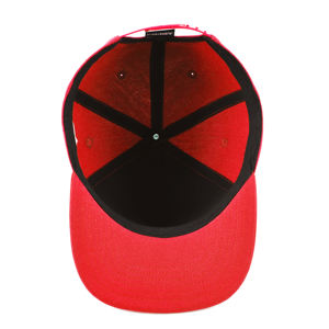 Casquette de baseball structurée à 6 panneaux réglable, personnalisée par le fabricant, haut de gamme, rouge, style hip-hop, pour hommes et femmes, idéale pour le sport et les activités de plein air, vente en gros - Product Image 1