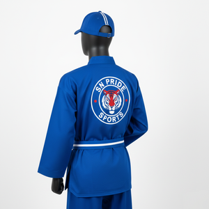 ชุดยูนิฟอร์มศิลปะการต่อสู้น้ำหนักเบา ทนทาน ปรับแต่งโลโก้ได้ ปิดด้วยเชือกผูก ดีไซน์สำหรับทั้งชายและหญิง ผลิตจากผ้าฝ้ายที่สวมใส่สบาย - Product Image 3