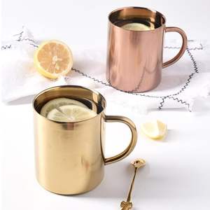 Mug en cuivre élégant pour Moscow Mule, artisanat indien, mugs en cuivre russes - Product Image 5