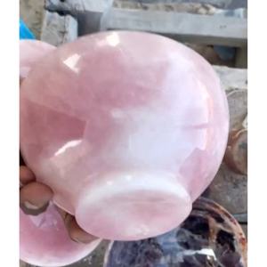 Amour naturel pierre précieuse améthyste grand bol guérison cristal artisanat Quartz bol cuisine accessoires tour décor à la maison cadeau bols - Product Image 3