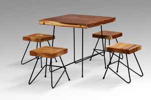 Combinaison table et chaise en laiton moderne de style Art Déco pour les mariages et les cafés - Product Image 6