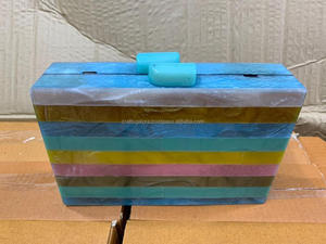 Bolsos de mano de mujer brillantes para bodas y eventos especiales bolsos de mensajero de embrague hechos a mano para mujer - Product Image 5