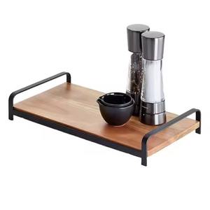 Plateau de service en bois de qualité supérieure, élégant, pour salle de banquet - Product Image 5