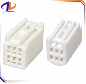 Conector Eléctrico Automotriz de 6 Pines, Carcasa de Nylon con Contactos de Cobre, Suministro Directo de Fábrica, para Cableado de Automóviles - Product Image 1