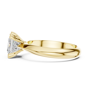 ชุดแหวนแต่งงานแฟชั่น Aries Jewel Classic ทองคำแท้ 14K เพชรเจ้าหญิงทรงเหลี่ยม 1.5 กะรัต เพชรเพาะเลี้ยงในห้องปฏิบัติการ IGI ของขวัญวันครบรอบ - Product Image 2