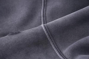 New Arrival Men Acid Wash Distressed Fleece Front Logo Hoodies 100% Cotton Fashion Wear Custom Design Streetwear Breathable - Product Image 5