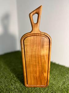 Planches à découper en bois Classic Cuisine, rectangulaires avec poignée, lavables au lave-vaisselle, épaisseur 2,0 cm, emballage individuel - Product Image 3