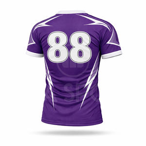 Uniforme de Fútbol Personalizado de Moda, Conjunto de Uniforme de Fútbol de Alto Rendimiento, Jersey de Entrenamiento Estampado 100% Poliéster, Verano, Color Sólido - Product Image 3