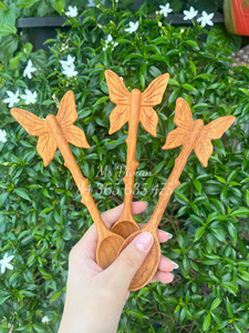 Eco Friendly Butterfly Shape Wooden <b>Spoon</b> for Kid Custom Logo Cheap Price Red Wood <b>Spoon</b> Butterfly Engraved Handle Wooden <b>Spoon</b> - Product Image 5