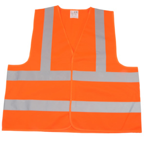 Gilet de sécurité réfléchissant bleu pour homme, col en V, respirant, haute visibilité, vêtement de travail, vêtement d'extérieur décontracté, printemps, polyester tissé, motif uni - Product Image 6