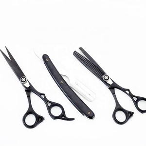 Ciseaux de barbier en acier inoxydable de haute qualité, nouvelle arrivée, pour droitiers, kit d'outils, pointe droite, tranchants, durables, pour la coiffure - Product Image 3