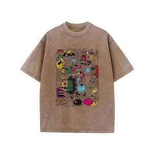 Camisetas de Algodón Lisas con Logotipo Personalizado OEM 2026 para Impresión por Serigrafía, Ropa Casual de Verano para Hombre, Fabricante - Product Image 5