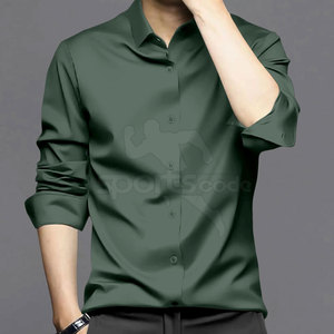 Camisas Casuales para Hombre de Diseño Moderno, 100% Algodón, Transpirables, de Alta Calidad, Corte Relajado, Elegantes para Uso Diario - Product Image 3