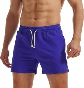 Shorts d'été pour hommes en coton, tissu doux, taille élastique, décontractés, confortables, légers, pour la gym, le sport, la course à pied, la plage - Product Image 6