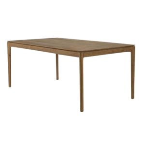 Mesa de Comedor Moderna Escandinava, Duradera, Ecológica, Impermeable, de Madera, Rectangular, Diseño Estable de Madera Maciza, Muebles para el Hogar 4 - Product Image 2