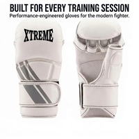 Gants de MMA à demi-doigts sur mesure, gants de sparring MMA, taille personnalisée, gants d'entraînement de kickboxing, gants de combat compétitifs