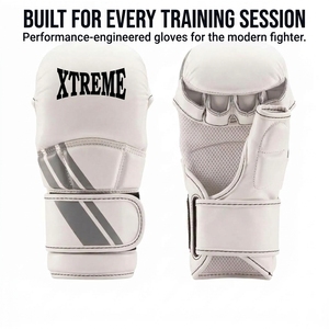 ถุงมือ MMA แบบครึ่งนิ้ว ออกแบบเองได้ ถุงมือ MMA สำหรับฝึกซ้อม ขนาดสั่งทำได้ ถุงมือคิกบ็อกซิ่งสำหรับฝึกซ้อมและการแข่งขัน - Product Image 2