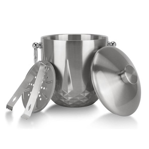 Cubo de Hielo Moderno de Acero Inoxidable con Doble Aislamiento, Capacidad de 2-12.5L, Mantiene la Claridad y Frescura del Hielo, Acabado Refinado - Product Image 6