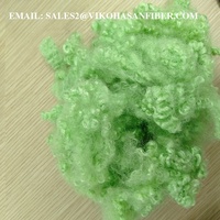 Vikohasan 15D HCS Green GRS Fibre synthétique recyclée 3D Siliconized Oeko-Tex fibre discontinue polyester antistatique de qualité approuvée