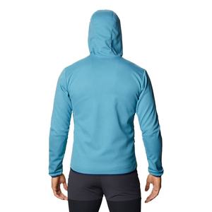 Sudadera con capucha de hombre con cremallera completa y bloques de color, chaqueta deportiva transpirable y ligera para gimnasio y running - Product Image 4