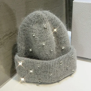 Gorros de Invierno Unisex con Diseño de Puntos Personalizados para Mujeres y Hombres, 100% Acrílico, Transpirables, de Color Sólido, Digitales - Product Image 4